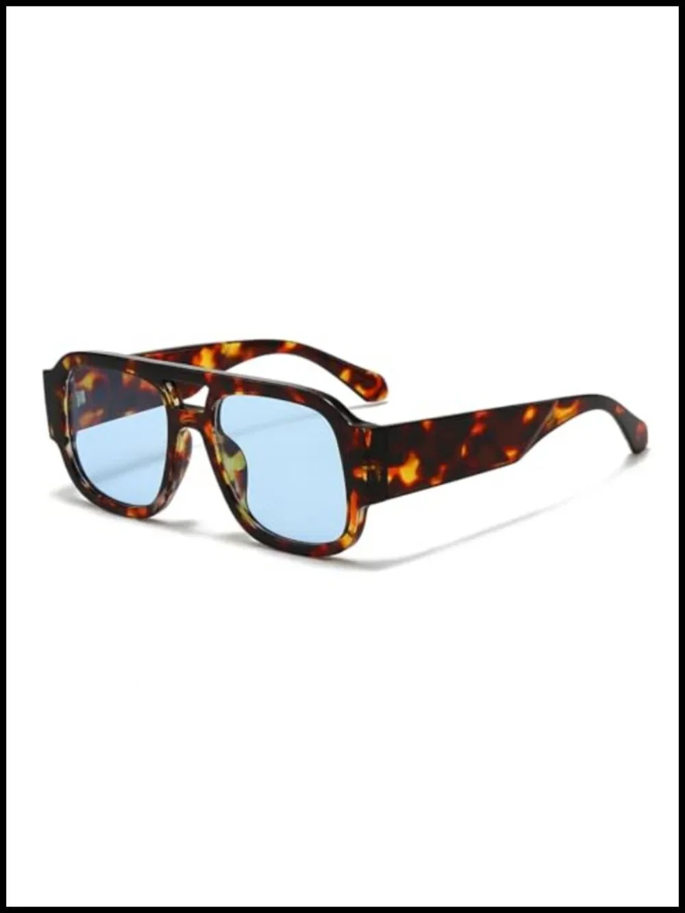 Retro Double Bridge Sunglasses UV400 Polarized Oversized Unisex Driving